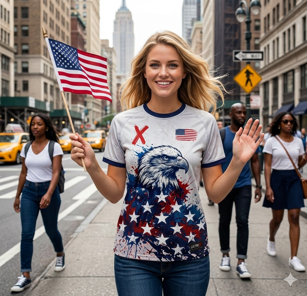 UltriX | The Patriot Edition 🇺🇸: "Land of the Free" Premium Heritage Jersey