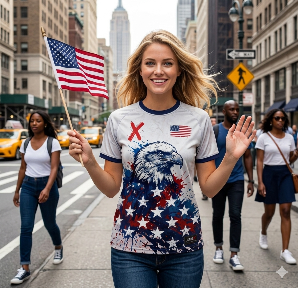 UltriX | The Patriot Edition 🇺🇸: "Land of the Free" Premium Heritage Jersey